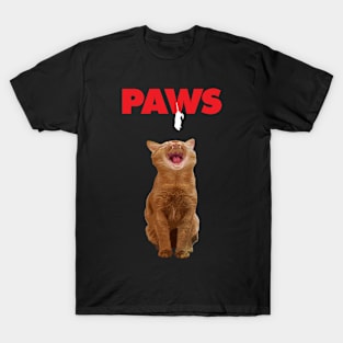 Funny Paws Cat T-Shirt